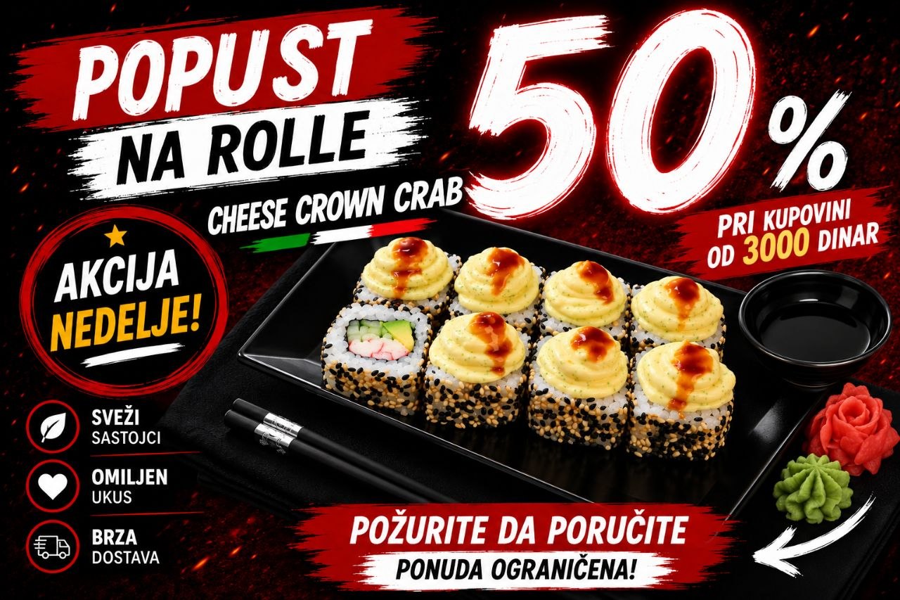 CHEESE CROWN CRAB (50% popust)